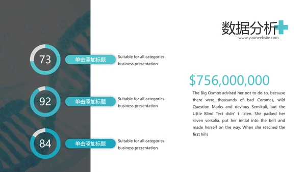 简洁蓝色医学报告医院宣传动态PPT模板