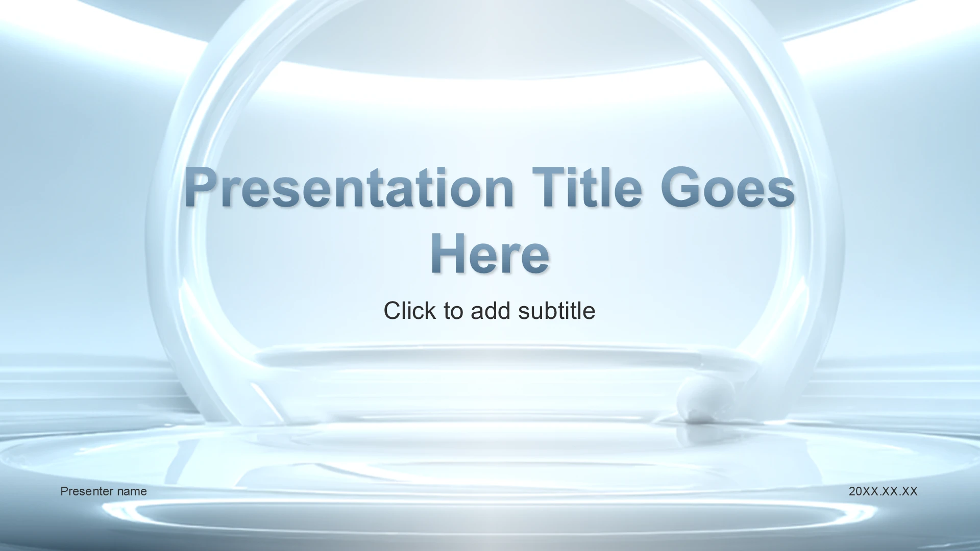 蓝色科技商务风产品发布活动流程PPT主题