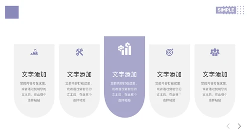 紫色极简风简约主义销售数据分析PPT模板