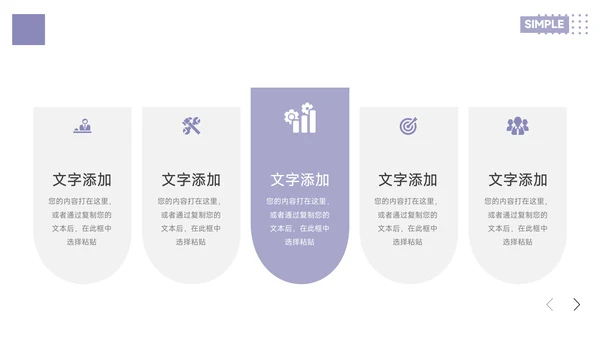 紫色极简风简约主义销售数据分析PPT模板