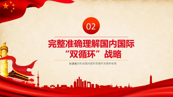 学习国内国际双循环战略发展新格局PPT经济格局
