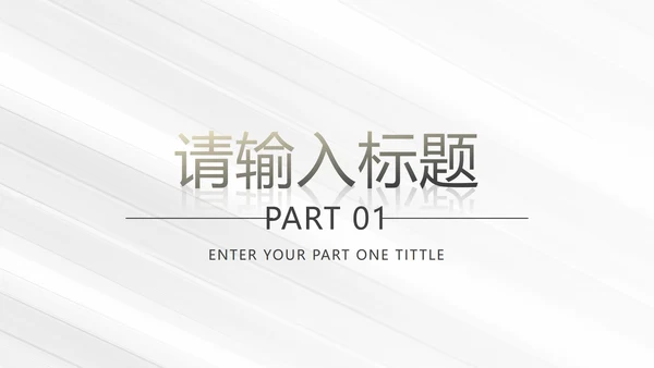 白金奢华简约商务运营方案PPT模板