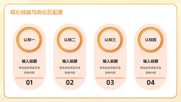 橙黄色渐变大学生实习自我介绍PPT模板