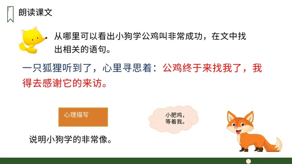 小学三年级语文小狗学叫PPT课件