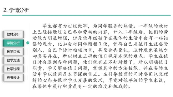 部编二年级道德与法治上册《我是班级值日生》说课PPT