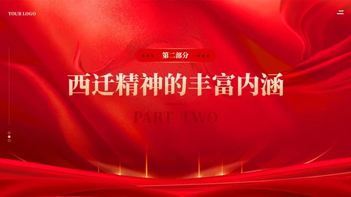 红色传承西迁精神矢志爱国奋斗党课教育课件PPT党建