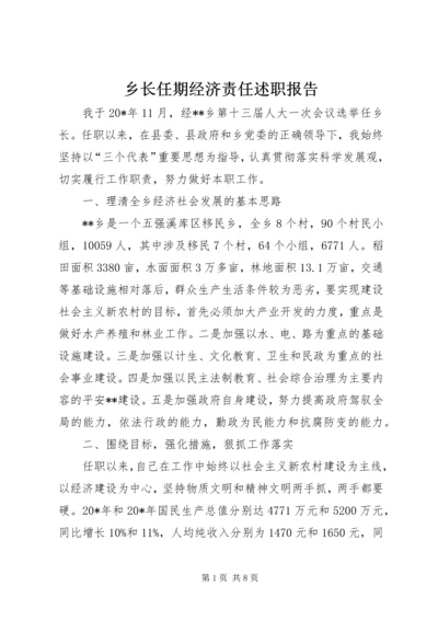 乡长任期经济责任述职报告.docx