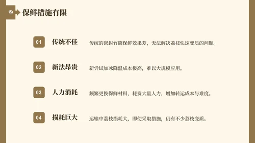 棕黄色长安的荔枝读书笔记分享PPT模板