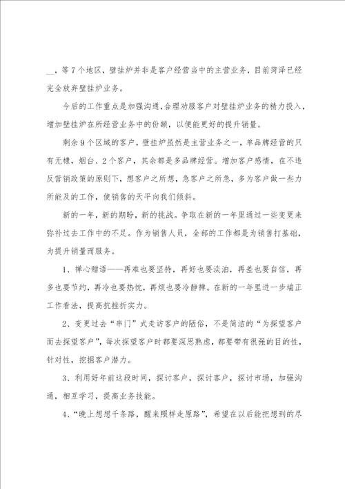 销售年终总结与计划最新十篇