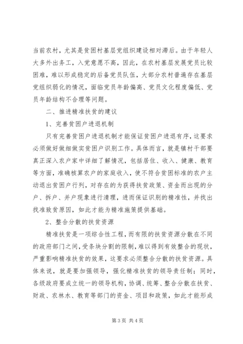 关于精准扶贫的思考.docx