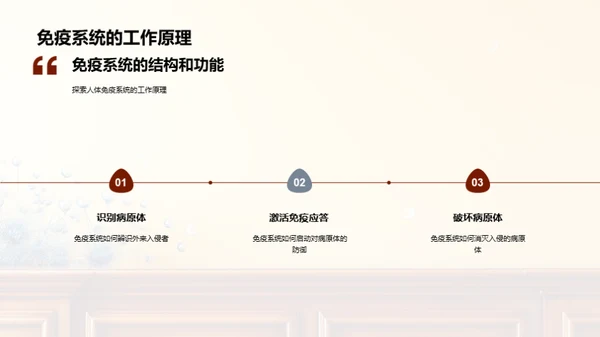 简约风生物医疗教学课件PPT模板