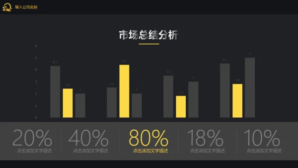 高端大气企业宣传介绍公司通用PPT模板