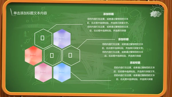 创意黑板教育培训教学设计公开课PPT模板