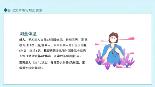 护理文书书写规范要求动态PPT模板