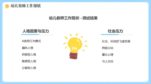 幼师情绪管理培训，幼儿教师课件通用PPT模板