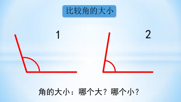 3.角的初步认识 课件(共14张PPT)2024-2025学年二年级上册数学人教版