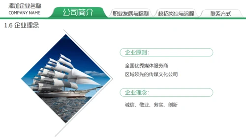 绿色校园招聘通用PPT模板