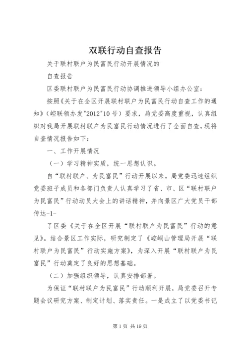 双联行动自查报告.docx