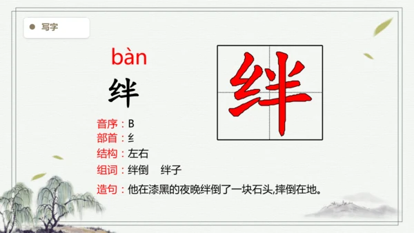 【2025春季学期教材】语文六下9.那个星期天  生字识记课件