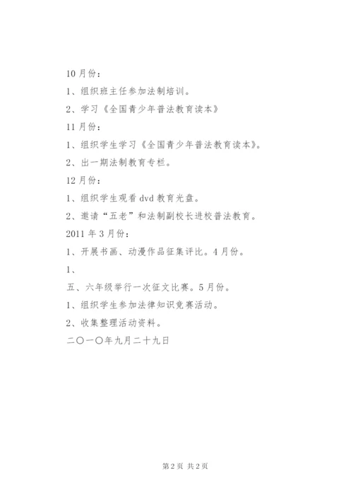 中学“关爱明天普法先行”青少年法制教育活动实施方案.docx