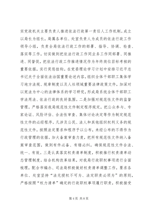 人力资源和社会保障局行政执法工作总结.docx