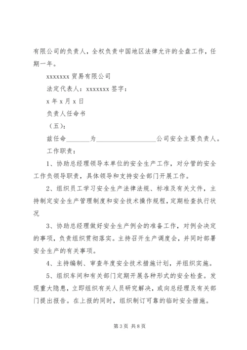 公司负责人任命书.docx