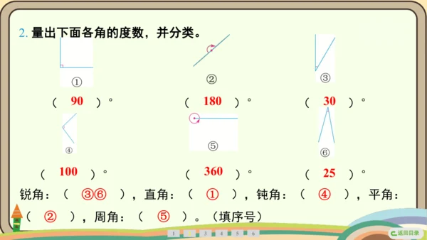 人教版数学四年级上册3.3 角的分类课件(共22张PPT)