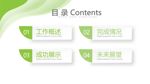 绿色清新简约大方医药代表工作汇报动态PPT