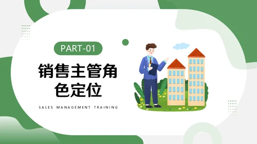 绿色销售主管管理业务营销中心培训通用PPT课件模板