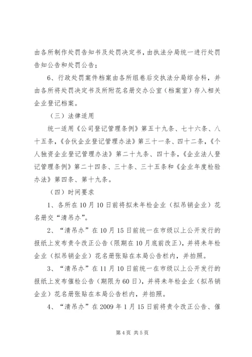 企业营业执照工作实施意见.docx