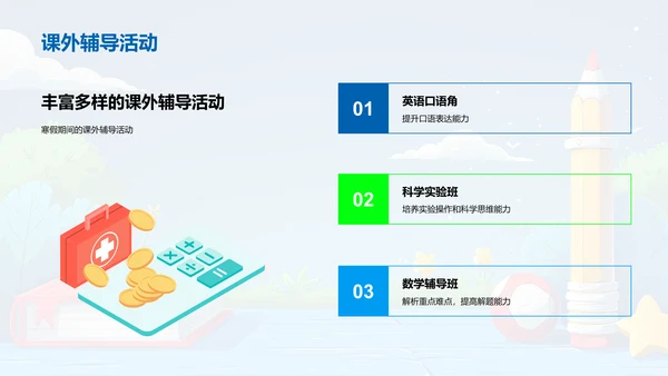 寒假学习报告PPT模板