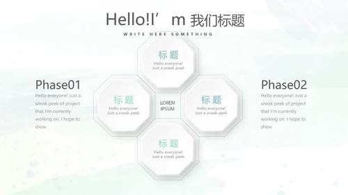 自我推荐个人规划PPT模板