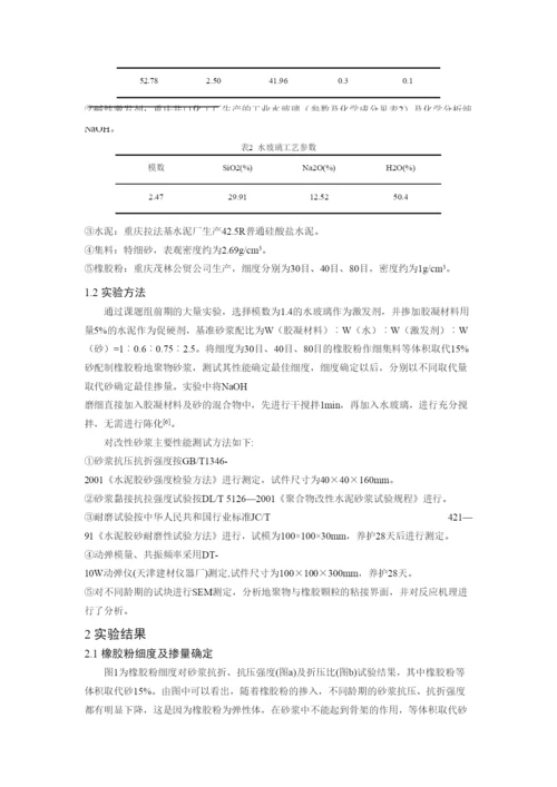 废轮胎粉改性碱激发水泥砂浆性能研究修改-彭小芹进入论文集.docx