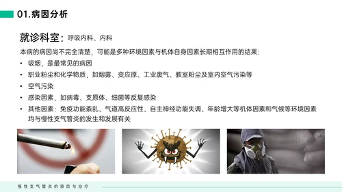 慢性支气管炎预防与治疗PPT模板