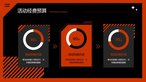 橙色科技风短视频运营方案PPT演示模板