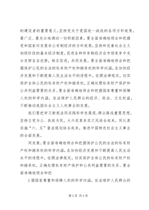 学习宪法心得体会精选.docx