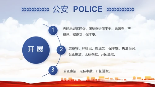 警察公安机关人民警察动态PPT