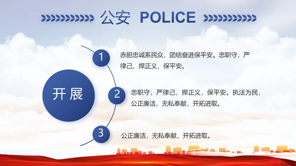 警察公安机关人民警察动态PPT