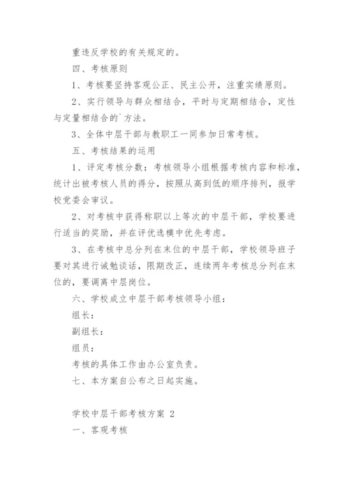 学校中层干部考核方案.docx