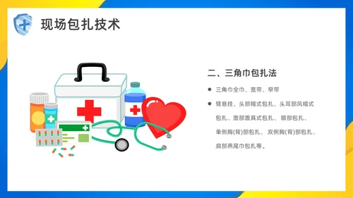 简约风创伤急救知识培训PPT模板