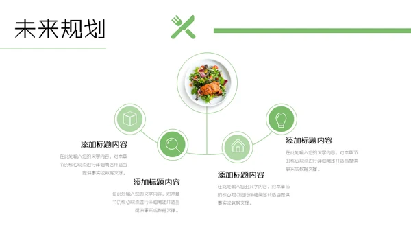 健康饮食水果沙拉项目计划书通用PPT模板