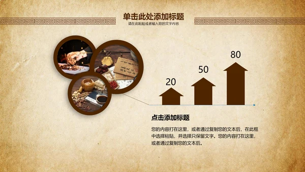 中国风中医养生汇报总结通用PPT模板