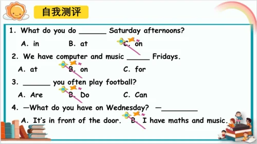 Unit 2 My week Part B & C Read and write & Story t