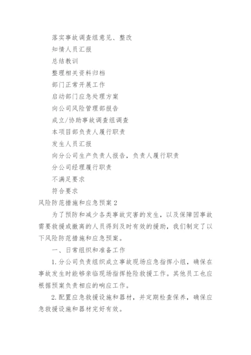 风险防范措施和应急预案.docx