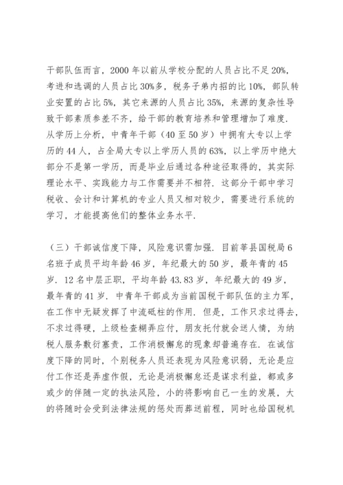 税务系统青年干部培养方案.docx