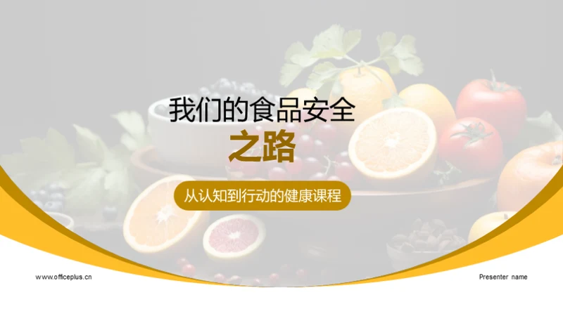 我们的食品安全之路