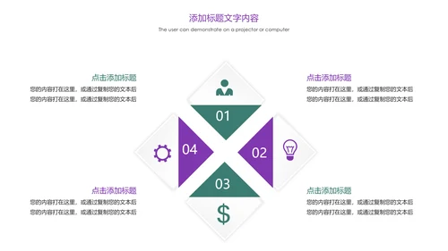 紫色唯美教育课件教学培训PPT模板