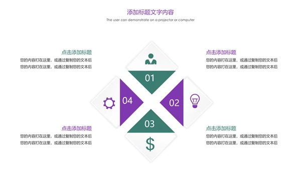 紫色唯美教育课件教学培训PPT模板