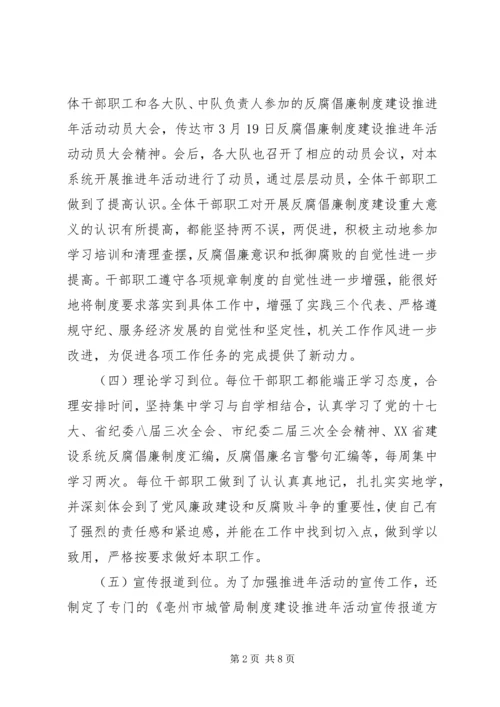 城管干部反腐倡廉活动自查自纠报告 (2).docx