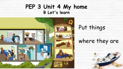 Unit 4 My home PB Let's learn 课件 （共42张PPT）